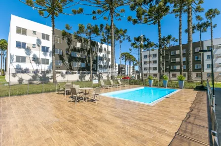 Apartamento com 2 Quartos à venda, 40m² no Jardim Itaqui, Campo Largo