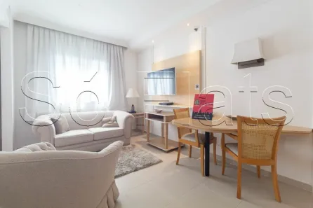 Flat com 1 Quarto para alugar, 33m² no Jardim Paulista, São Paulo
