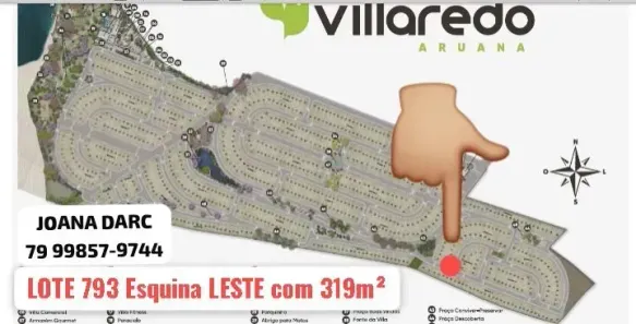 Lote/Terreno à venda, 319m² no Robalo, Aracaju