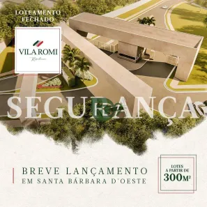Lote/Terreno à venda, 330m² no Vila Romi, Santa Bárbara D'Oeste