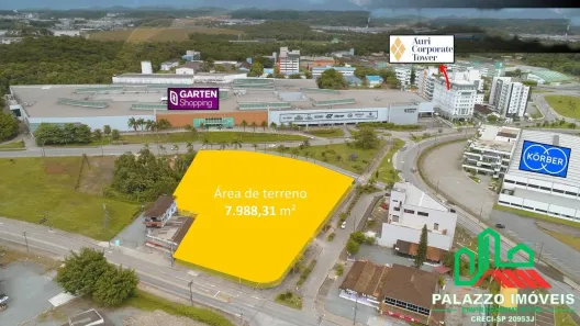 Lote/Terreno à venda, 7988m² no Bom Retiro, Joinville