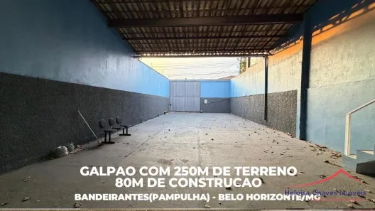 Galpão/Depósito/Armazém para alugar, 250m² no Bandeirantes (Pampulha), Belo Horizonte