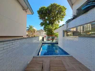 Apartamento com 3 Quartos para alugar, 109m² no Boqueirão, Santos