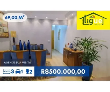 Apartamento com 3 Quartos à venda, 69m² no Jardim Pinheiros, São Paulo