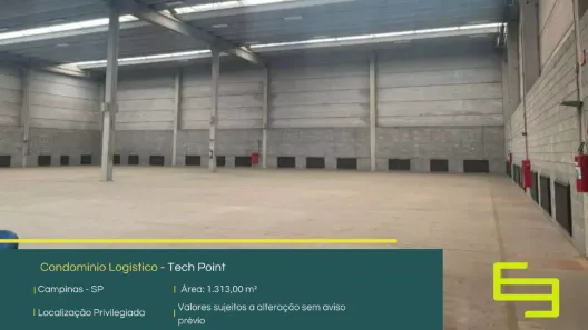 Galpão/Depósito/Armazém para alugar, 1313m² no Techno Park, Campinas