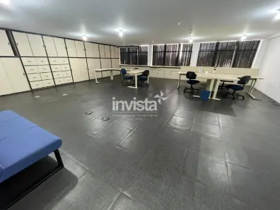 Sala Comercial para alugar, 184m² no Centro, Santos