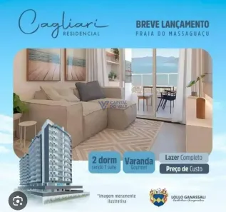 Apartamento com 2 Quartos à venda, 73m² no Balneário Gardem Mar, Caraguatatuba