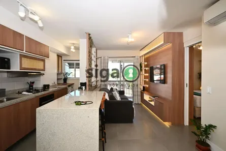 Apartamento com 1 Quarto para alugar, 90m² no Jardim Leonor, São Paulo