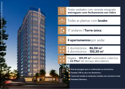 Apartamento com 3 Quartos à venda, 86m² no Loteamento Villa Branca, Jacareí