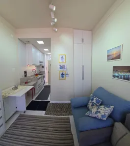 Apartamento com 1 Quarto à venda, 31m² no Itararé, São Vicente