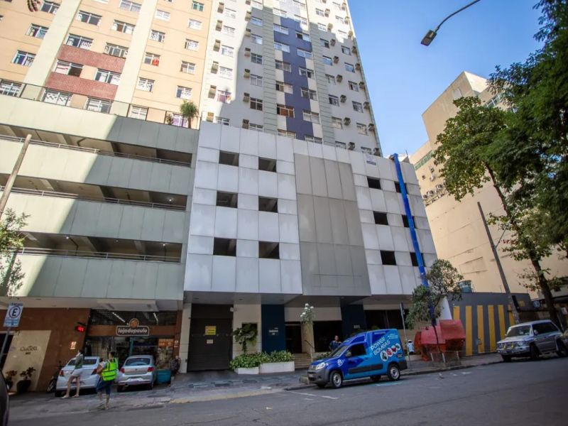 Apartamento com 2 quartos — Centro, Belo Horizonte