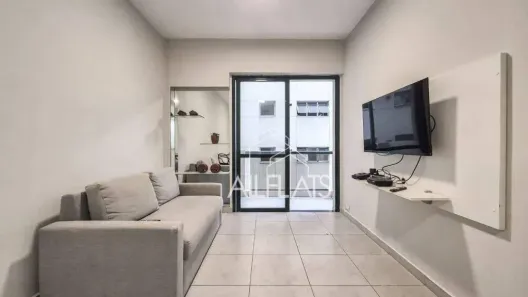 Flat com 1 Quarto para alugar, 42m² no Cerqueira César, São Paulo