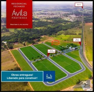 Lote/Terreno à venda, 402m² no Ávila Piratininga, Piratininga