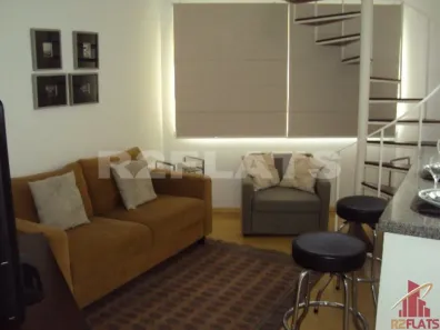 Flat com 1 Quarto para alugar, 45m² no Vila Nova Conceição, São Paulo