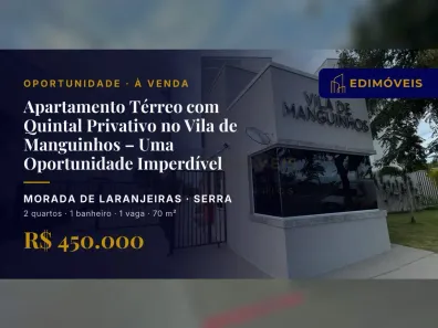 Apartamento com 2 Quartos à venda, 70m² no Morada de Laranjeiras, Serra