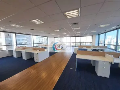 Sala Comercial para alugar, 533m² no Cidade Monções, São Paulo