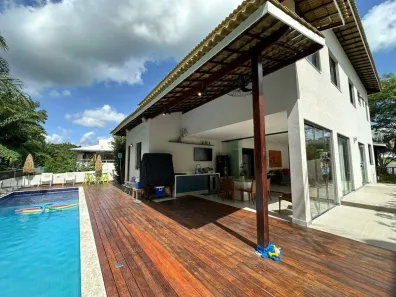 Casa de Condomínio com 4 Quartos à venda, 462m² no Alphaville (Abrantes), Camaçari