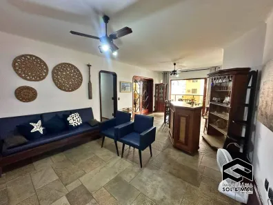 Apartamento com 4 Quartos para alugar, 126m² no Enseada, Guarujá