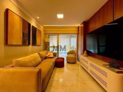 Apartamento com 3 Quartos para venda ou aluguel, 117m² no Gonzaga, Santos