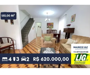 Casa com 4 Quartos à venda, 150m² no Jardim Ester Yolanda, São Paulo