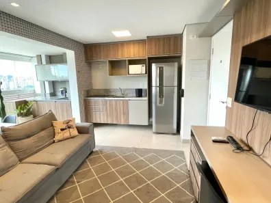 Apartamento com 1 Quarto para alugar, 39m² no Cidade Monções, São Paulo