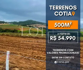 Lote/Terreno à venda, 500m² no Jardim da Luz, Embu das Artes