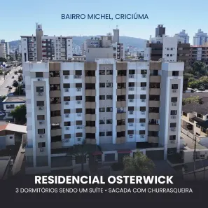 Apartamento com 3 Quartos à venda, 84m² no Michel, Criciúma