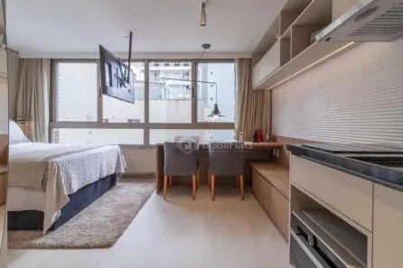 Flat com 1 Quarto para alugar, 26m² no Pinheiros, São Paulo