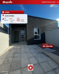 Casa com 2 Quartos à venda, 54m² no Mangabeira, João Pessoa