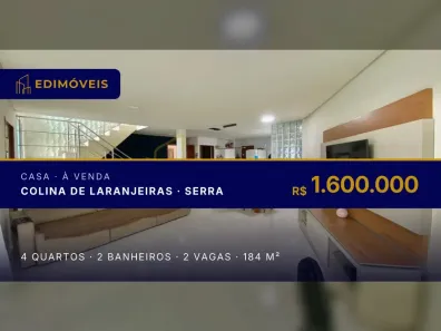 Casa com 4 Quartos à venda, 184m² no Colina de Laranjeiras, Serra
