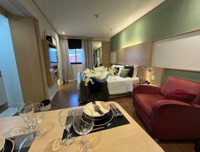 Flat com 1 Quarto à venda, 27m² no Chácara Santo Antônio (Zona Sul), São Paulo
