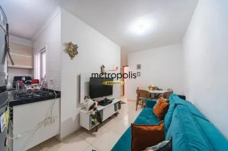 Apartamento com 2 Quartos à venda, 46m² no Jardim Las Vegas, Santo André