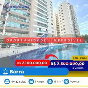 Apartamento com 4 Quartos à venda, 181m² no Barra, Salvador