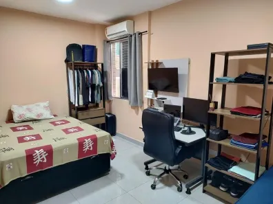 Kitnet com 1 Quarto para venda ou aluguel, 27m² no Gonzaga, Santos