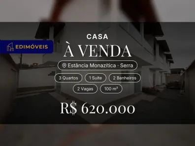 Casa com 3 Quartos à venda, 101m² no Estância Monazítica, Serra