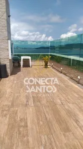 Apartamento com 3 Quartos para alugar, 160m² no José Menino, Santos