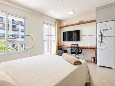 Flat com 1 Quarto para alugar, 25m² no Pinheiros, São Paulo