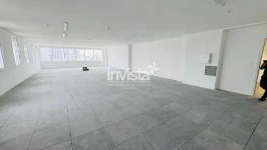 Sala Comercial para alugar, 138m² no Gonzaga, Santos
