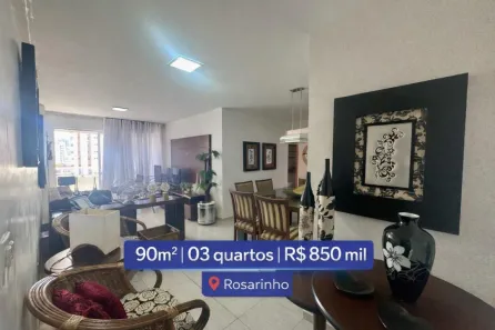 Apartamento com 3 Quartos à venda, 90m² no Graças, Recife