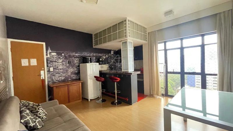 Apartamento com 1 quarto — Funcionários, Belo Horizonte