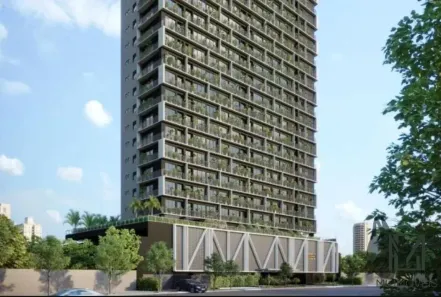 Flat com 1 Quarto à venda, 73m² no Setor Marista, Goiânia