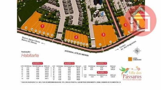 Lote/Terreno à venda, 903m² no Jardim Águas Claras, Bragança Paulista