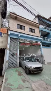 Casa com 2 Quartos para alugar, 45m² no Alto da Boa Vista, Mauá