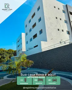 Apartamento com 2 Quartos à venda, 48m² no Gramame, João Pessoa