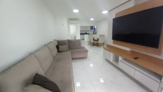 Apartamento com 3 Quartos para alugar, 138m² no Guilhermina, Praia Grande