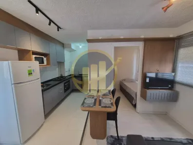 Apartamento com 2 Quartos para alugar, 32m² no Jardim Caravelas, São Paulo