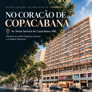 Sala Comercial para venda ou aluguel, 700m² no Copacabana, Rio de Janeiro