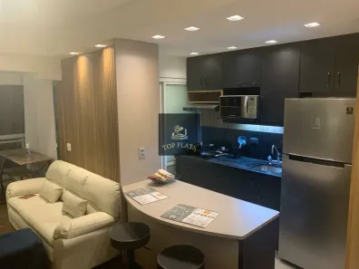 Flat com 1 Quarto para alugar, 55m² no Cidade Monções, São Paulo