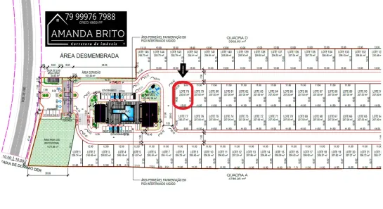Lote/Terreno à venda, 230m² no , Barra dos Coqueiros