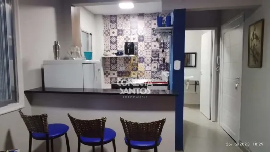 Apartamento com 1 Quarto à venda, 50m² no Centro, São Vicente
